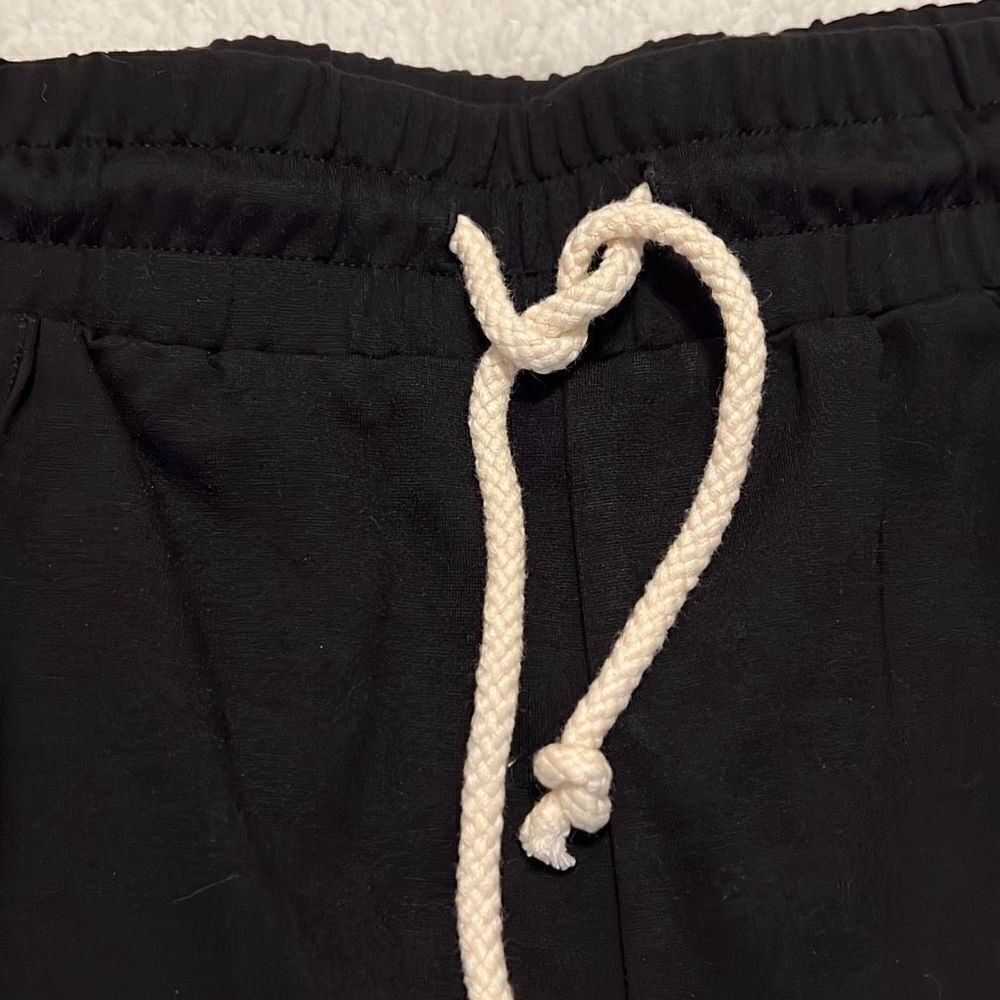 Loft black drawstring shorts medium - Picture 4 of 8